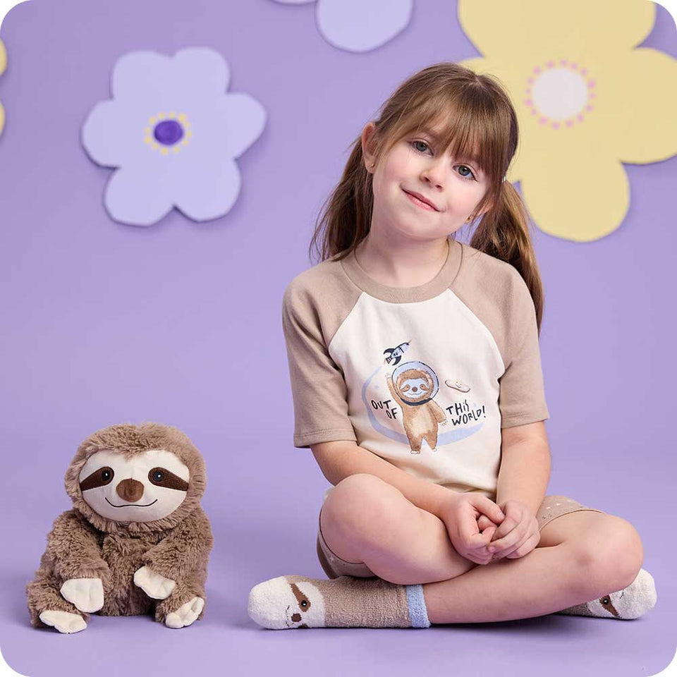 Sloth Shorties Pajamas - Snuggle Soft