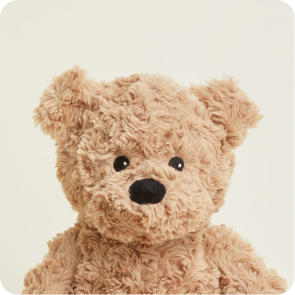 Brown Curly Bear Warmies - Modern Blend