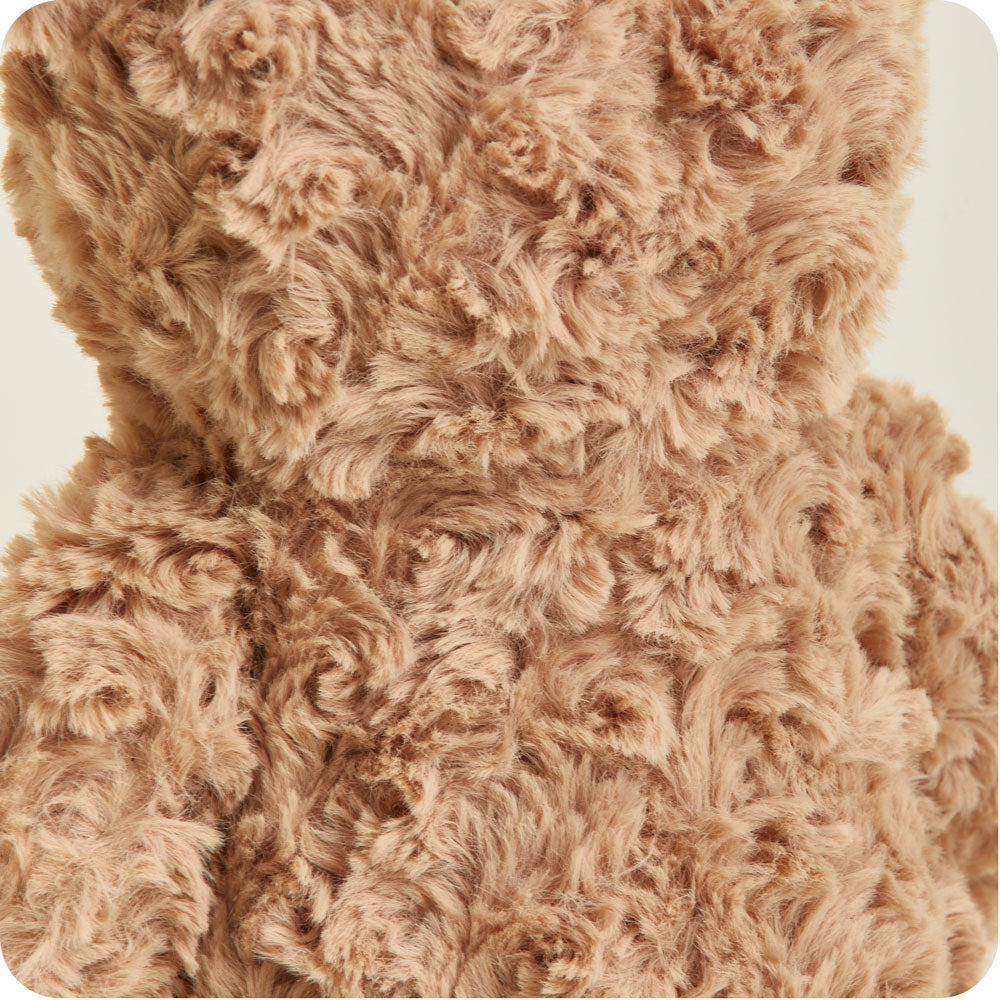 Brown Curly Bear Warmies - Modern Blend