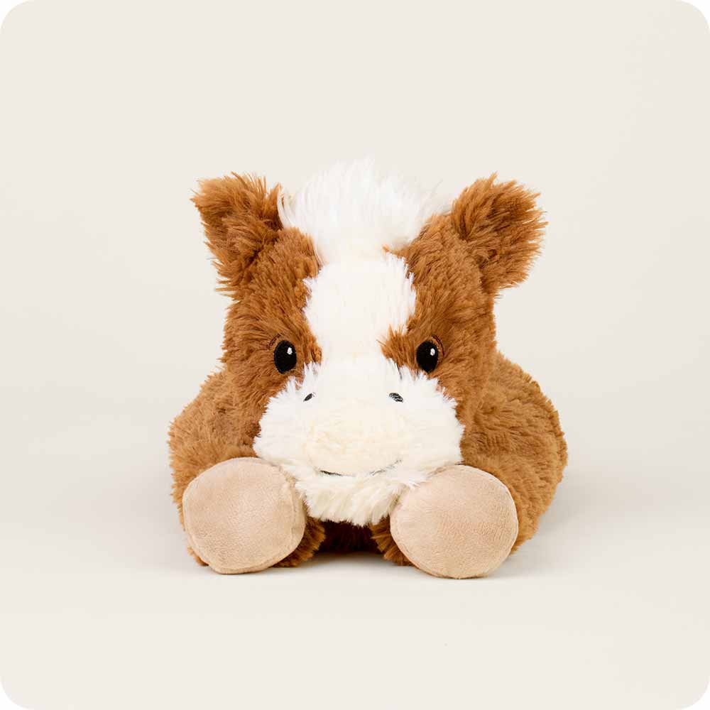 Laying Down Horse Warmies - Soft Glow