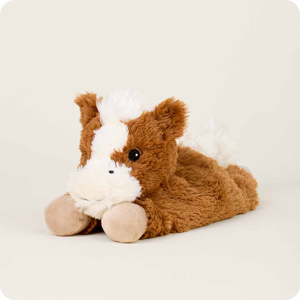 Laying Down Horse Warmies - Soft Glow