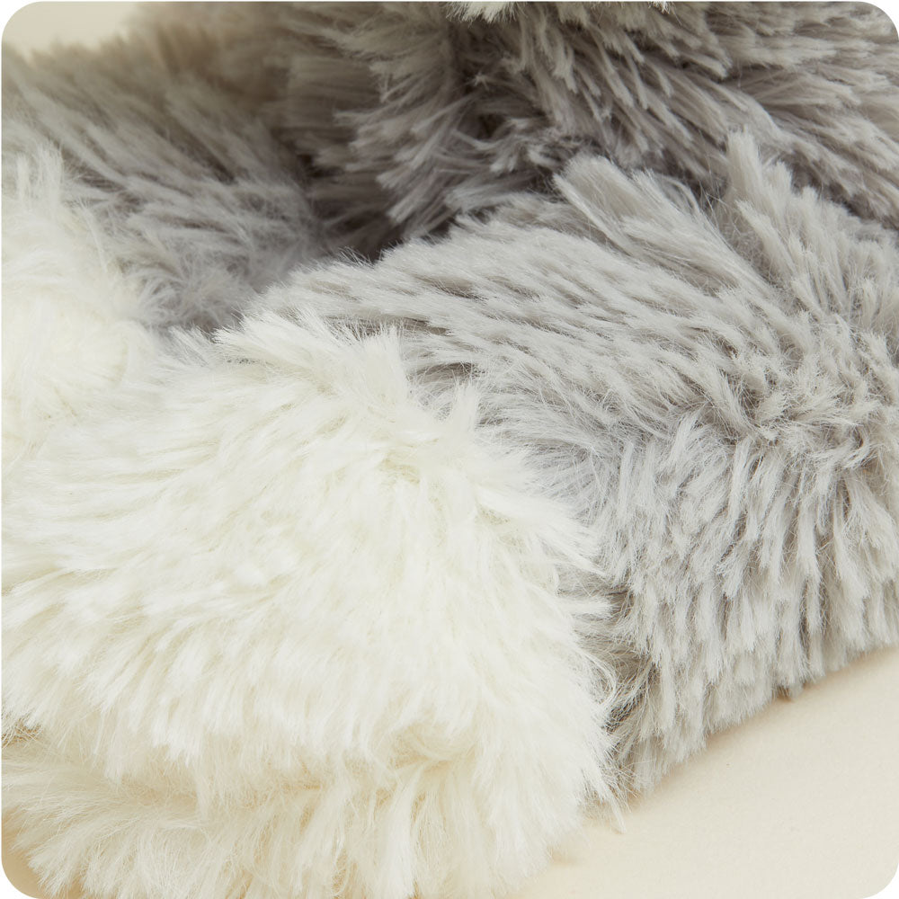Laying Down Gray Cat Warmies - Modern Blend