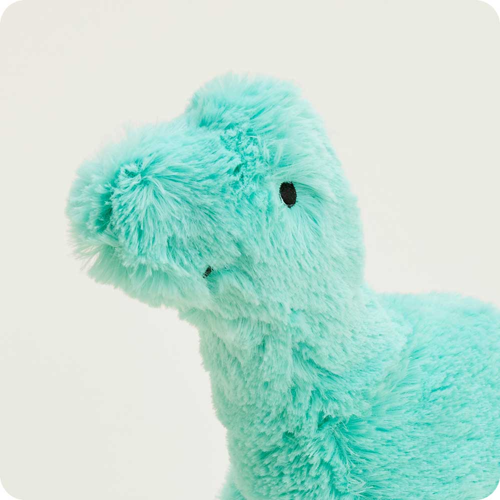 Teal Long Neck Dinosaur Warmies - Warm Blend