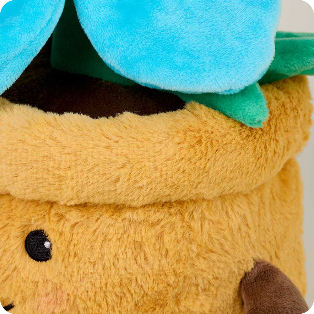 Blue Flower Pot Warmies - Classic Notes