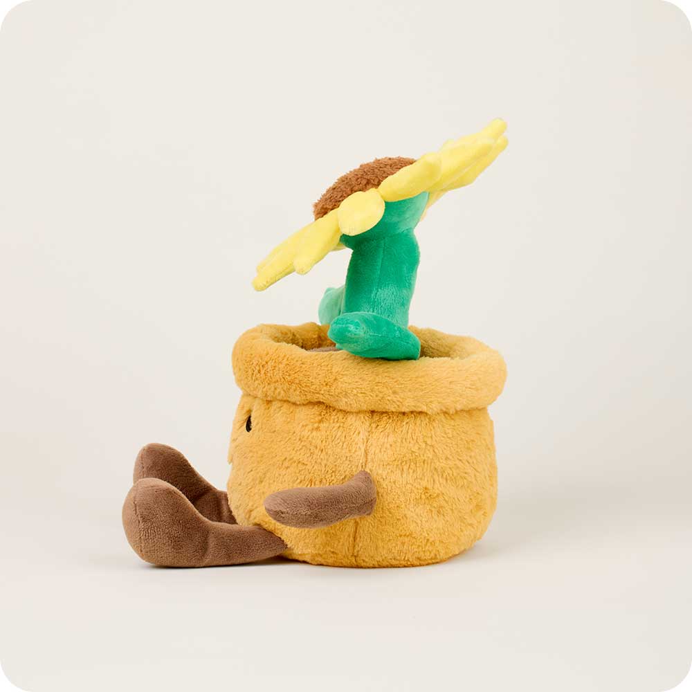 Yellow Flower Pot Warmies - Easy Spritz