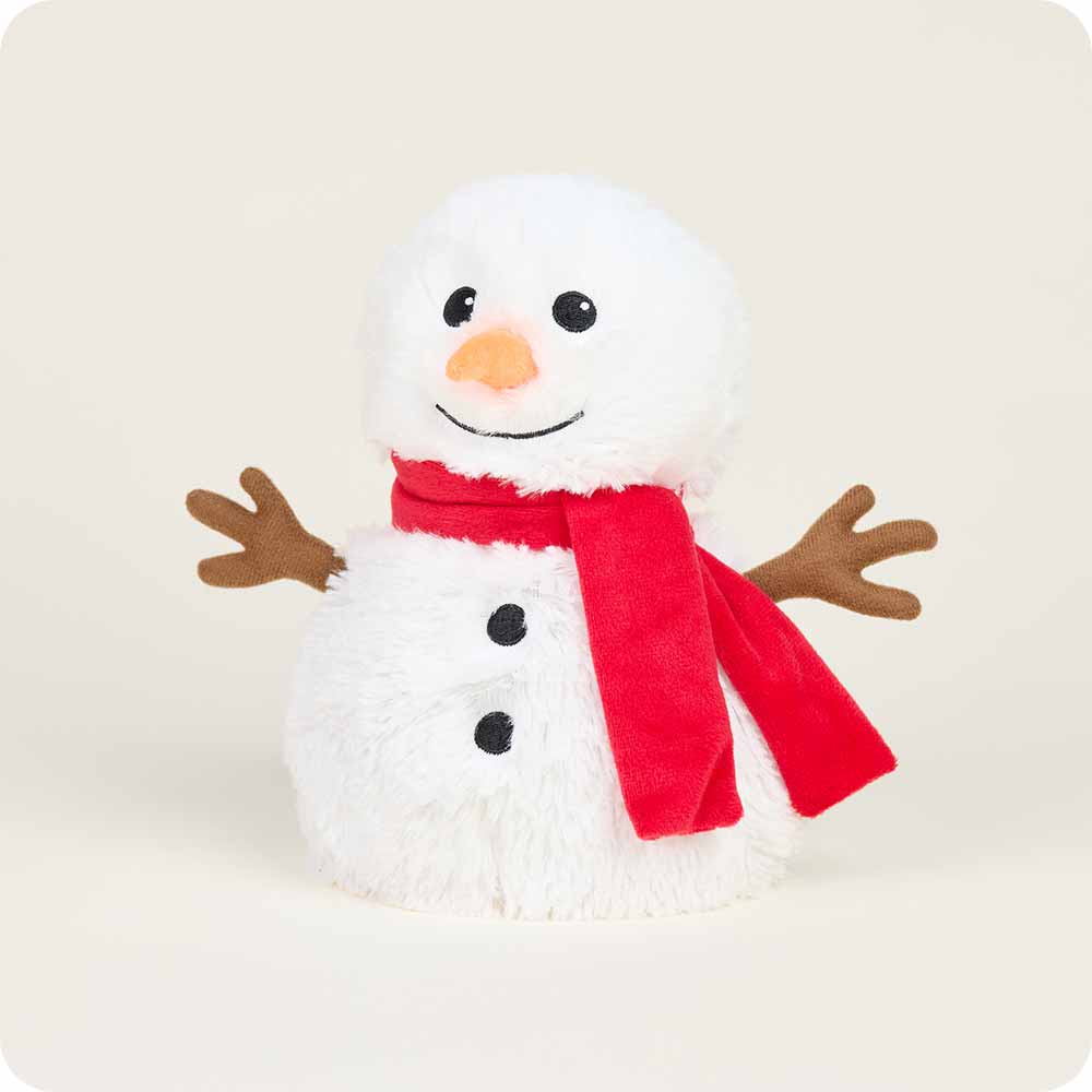 Red Scarf Snowman Warmies - Modern Blend