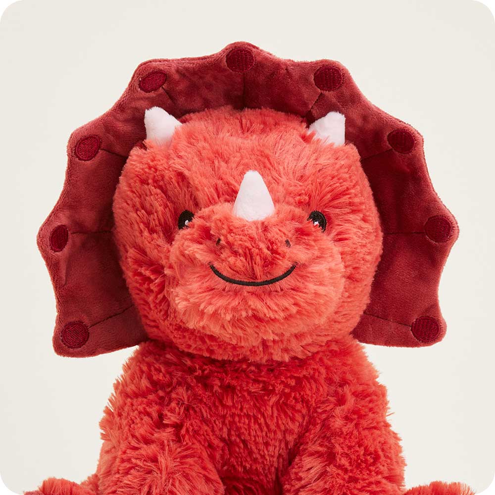 Red Triceratops Warmies - Classic Notes