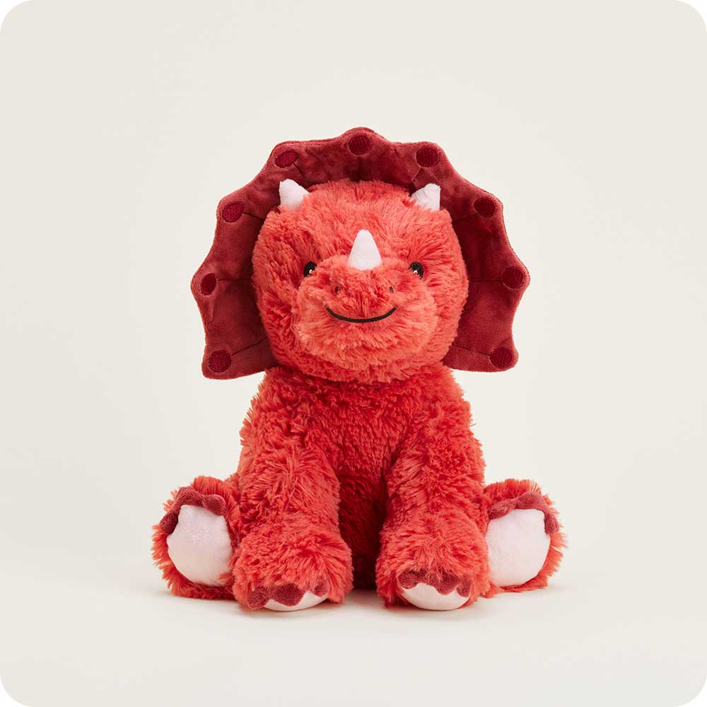 Red Triceratops Warmies - Classic Notes