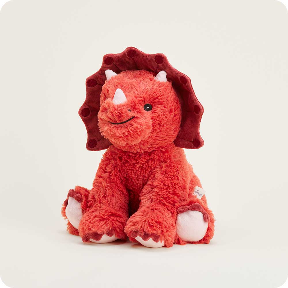 Red Triceratops Warmies - Classic Notes