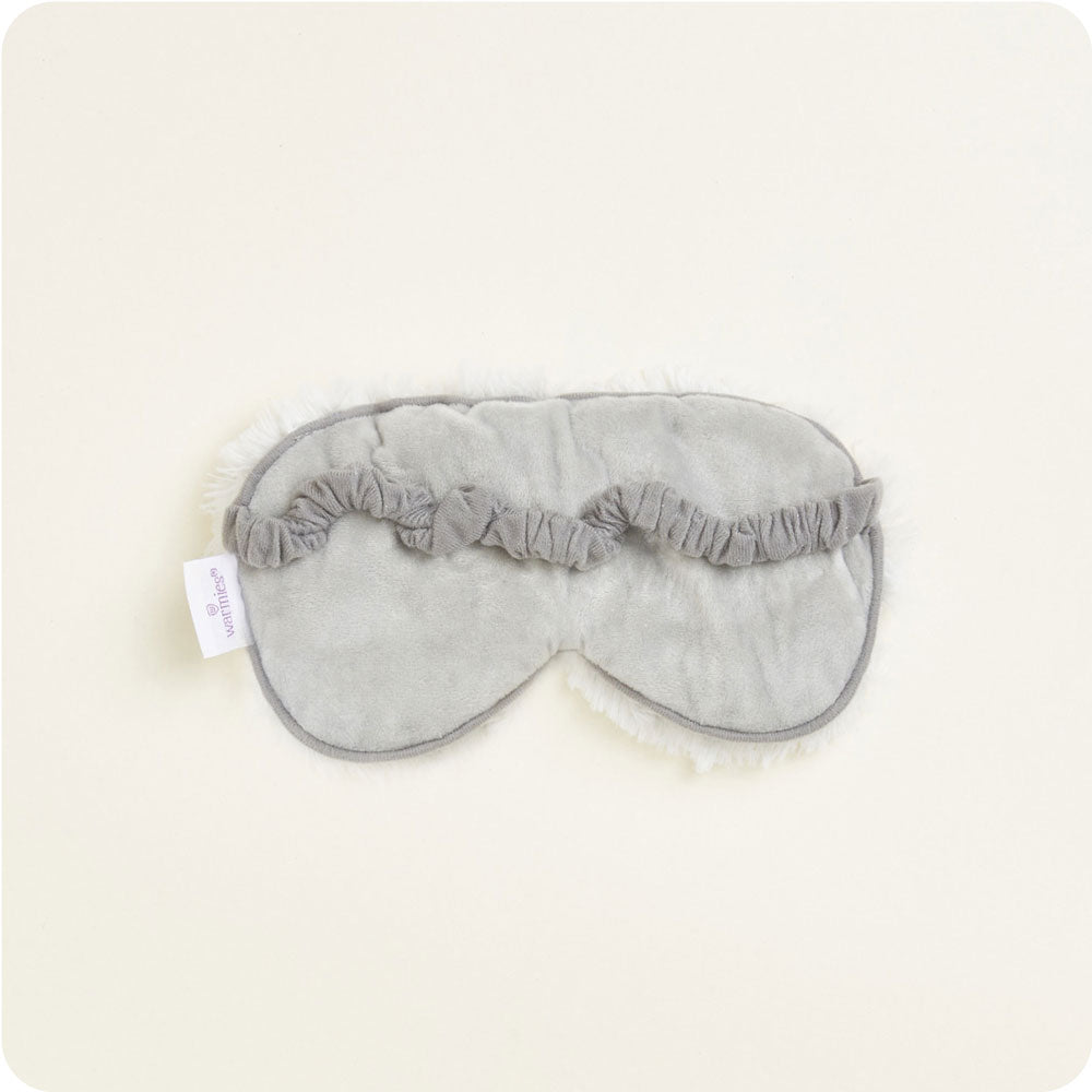 Marshmallow Gray Eye Mask Warmies - Clean Setup