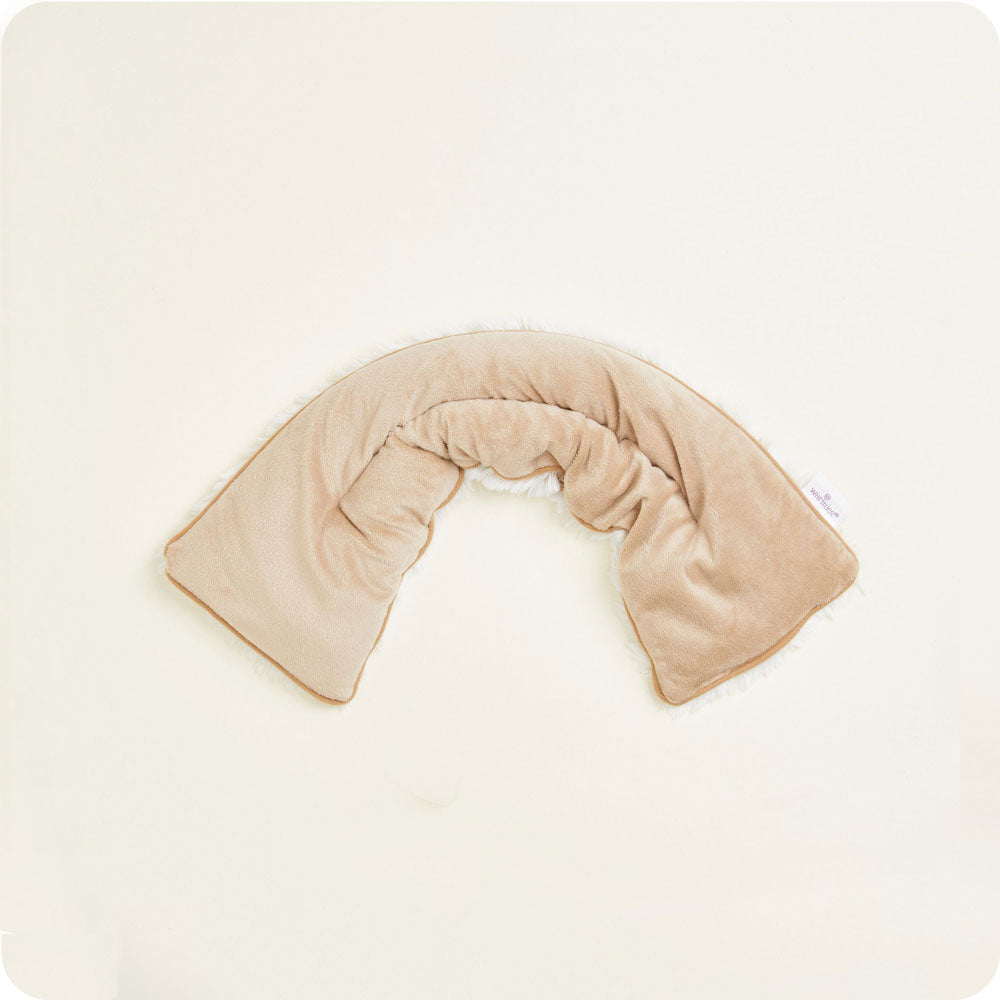 Marshmallow Brown Neck Wrap Warmies - Home Hold