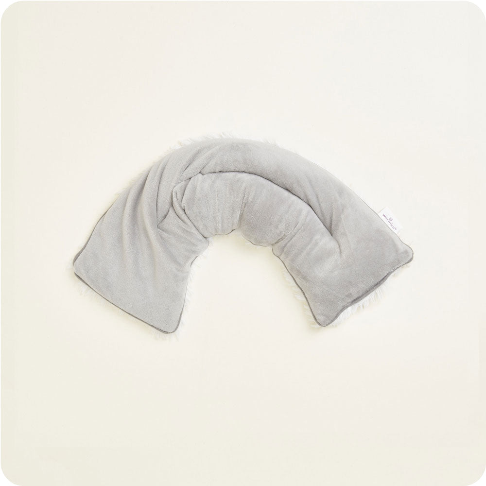 Marshmallow Gray Neck Wrap Warmies - Travel Ready