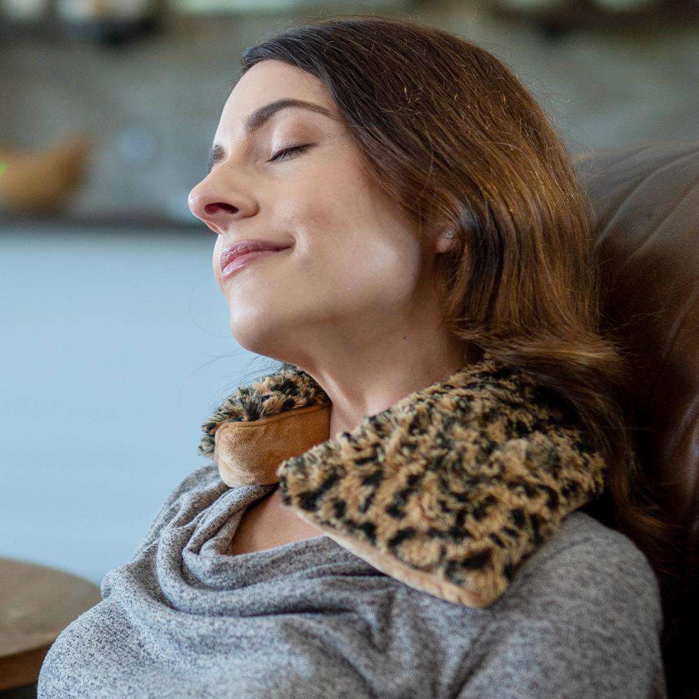 Leopard Neck Wrap Warmies - Ready Carry