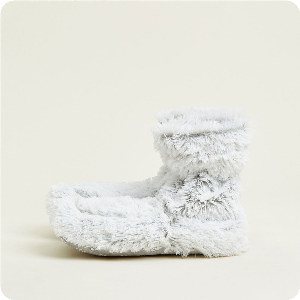 Marshmallow Gray Boots Warmies® - Classic Notes