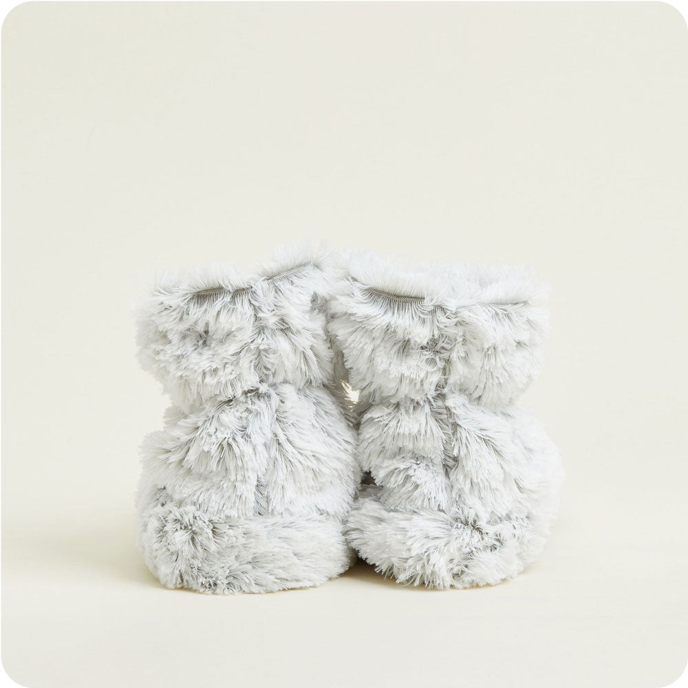 Marshmallow Gray Boots Warmies® - Classic Notes