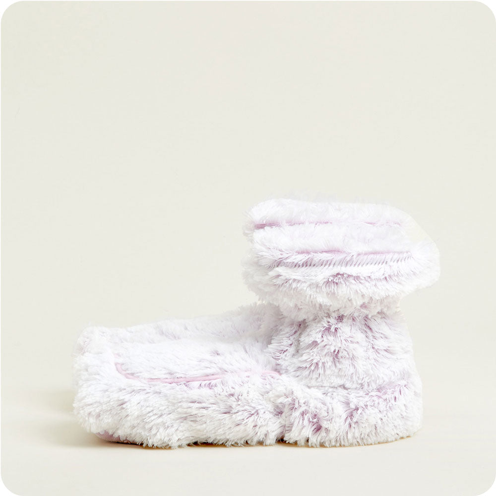 Marshmallow Lavender Boots Warmies® - Soft Glow