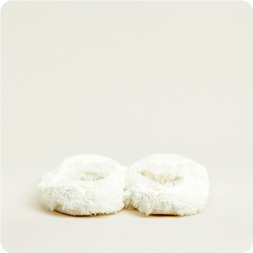 Cream Slippers Warmies® - Soft Glow