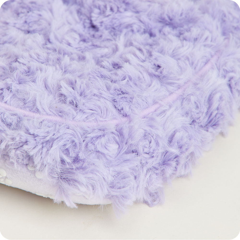 Curly Purple Slippers Warmies® - Warm Blend