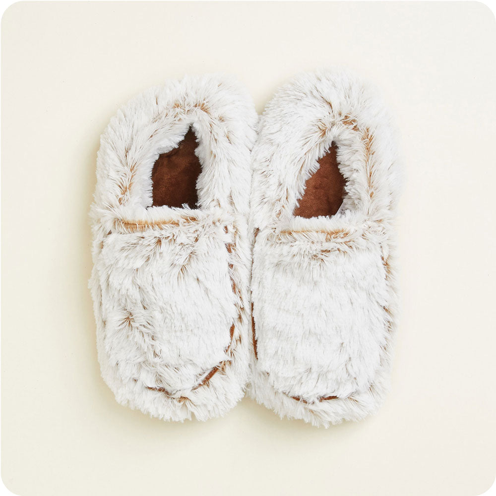 Marshmallow Brown Slippers Warmies® - Daily Scent