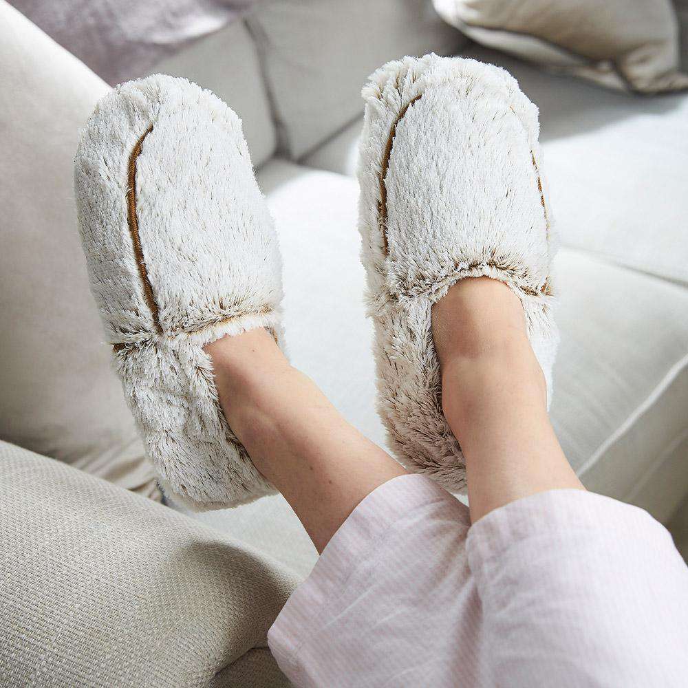Marshmallow Brown Slippers Warmies® - Daily Scent