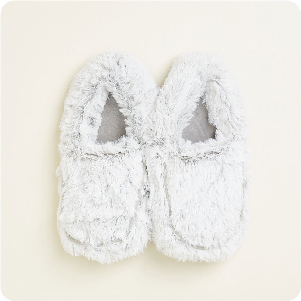 Marshmallow Gray Slippers Warmies® - Bright Scent