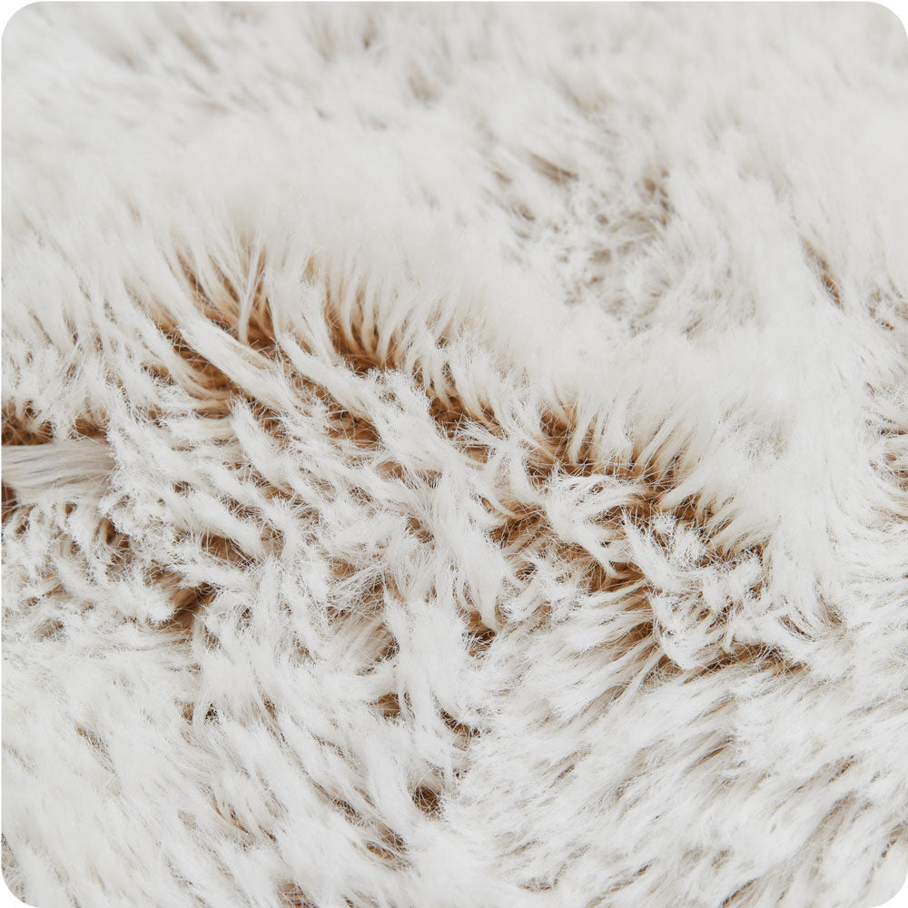 Marshmallow Brown Heart Heat Pad Warmies - Comfort Ready