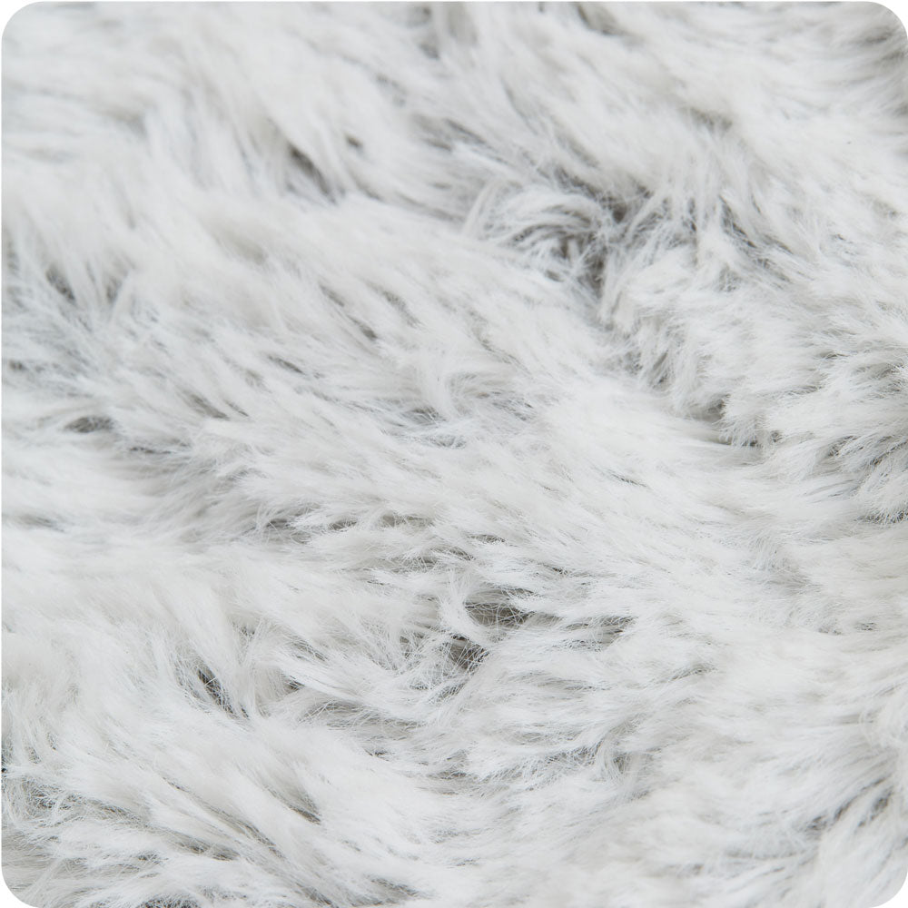 Marshmallow Gray Heart Heat Pad Warmies - Daily Comfort