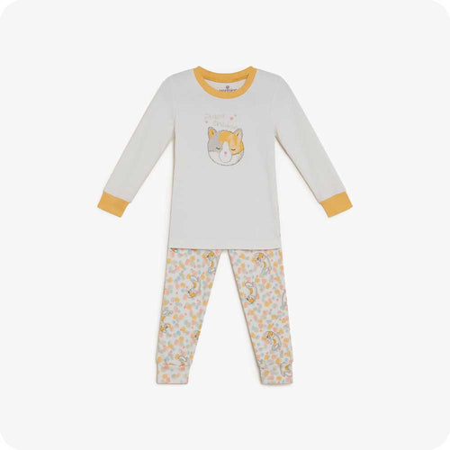 Calico Cat Long Pajamas - Gift Ready