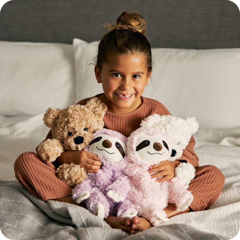 Pink Sloth Warmies - Classic Notes