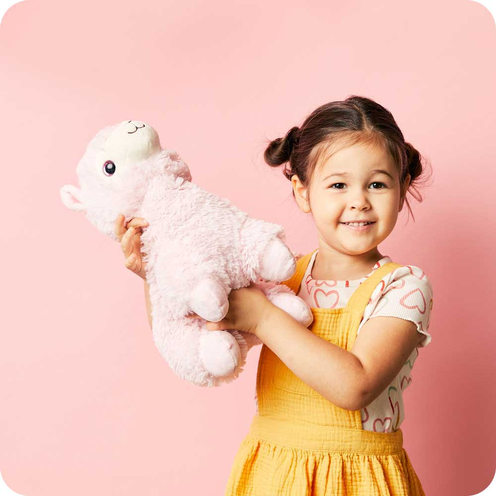 Pink Llama Warmies - Modern Blend