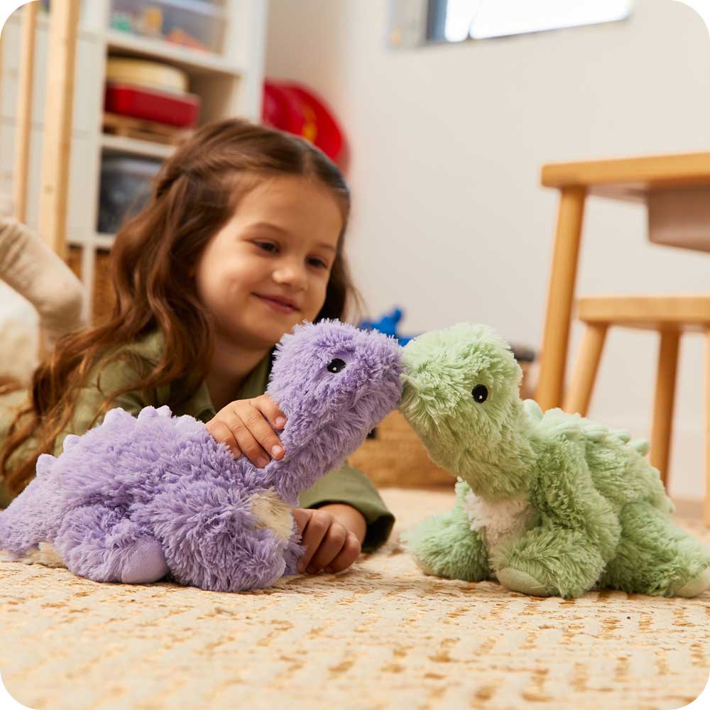 Green Long Neck Dinosaur Warmies - Easy Spritz