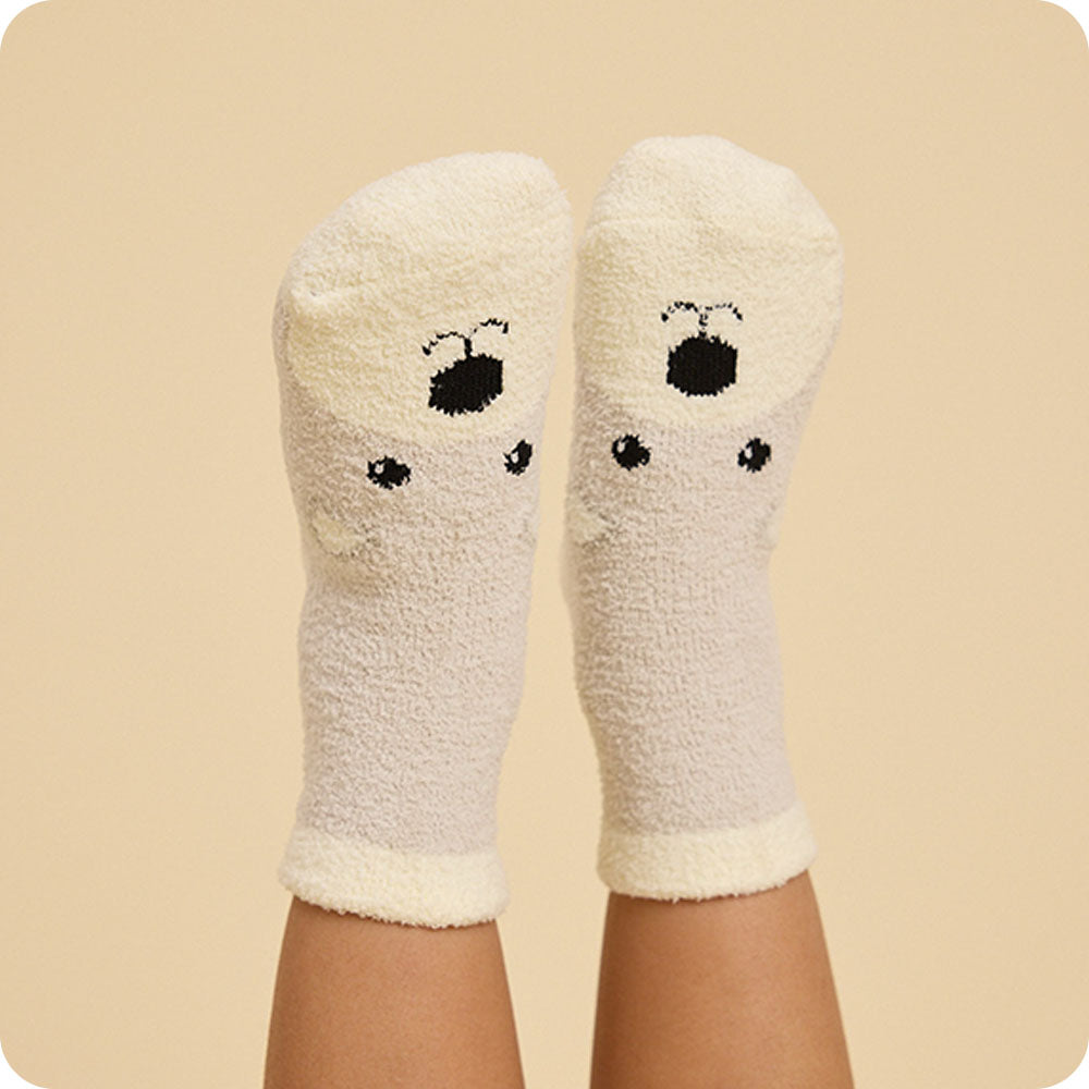 Marshmallow Bear Non-Slip Socks - Cozy Bedtime