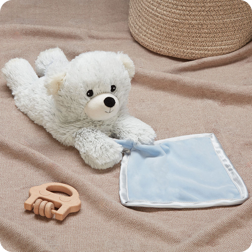 Marshmallow Bear Blankie Warmies - Fresh Notes