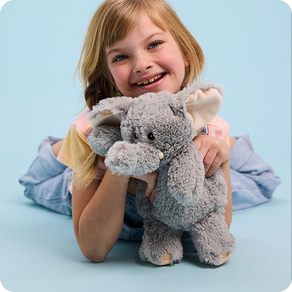 Gray Elephant Warmies - Classic Notes