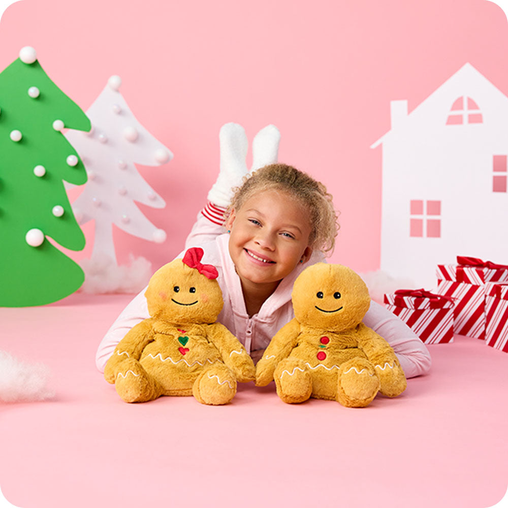Gingerbread Boy Warmies - Home Glow