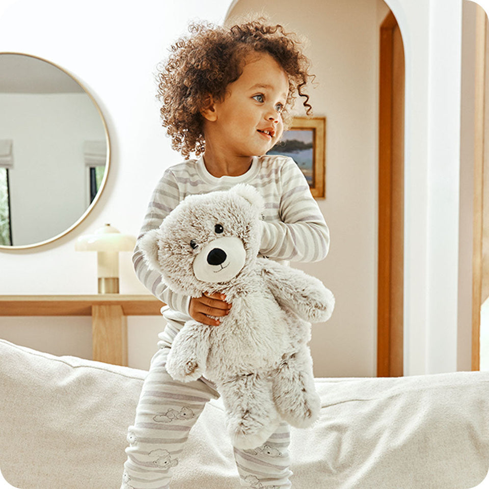Marshmallow Bear Warmies - Cozy Glow