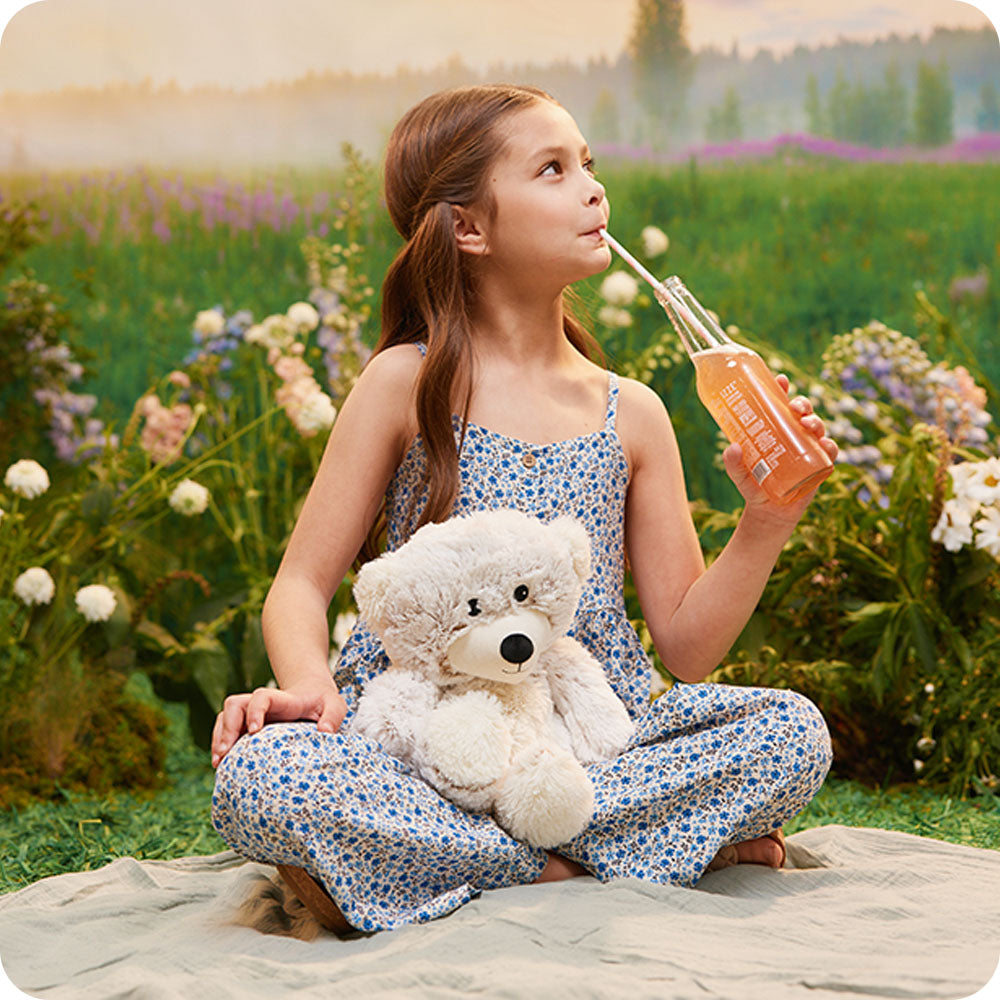 Marshmallow Bear Warmies - Cozy Glow