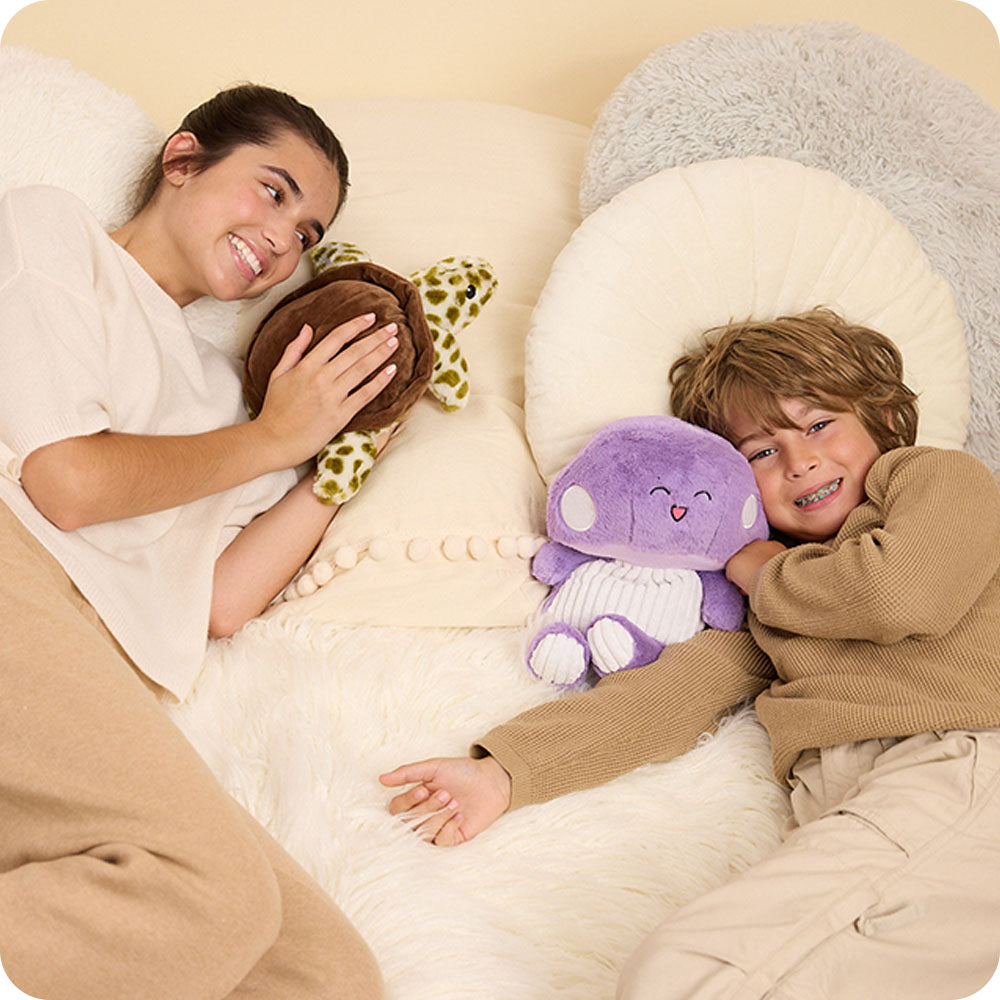 Purple Mushroom Warmies - Soft Glow