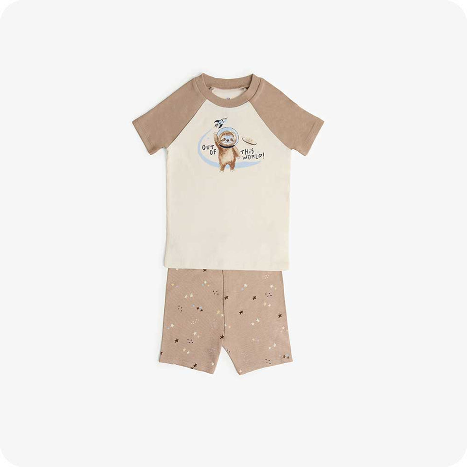 Sloth Shorties Pajamas - Snuggle Soft