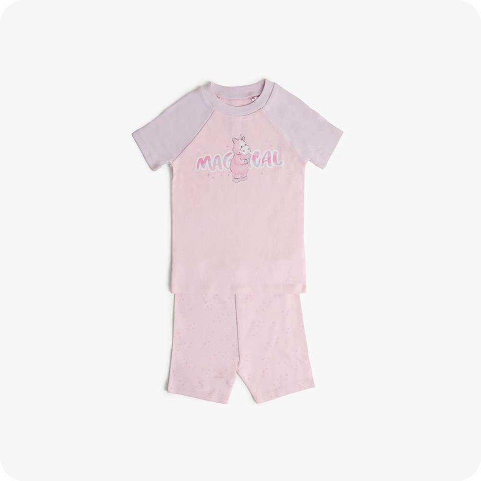 Unicorn Shorties Pajamas - Soft Snuggle