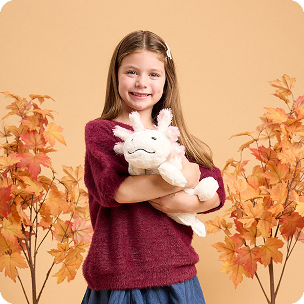 White Axolotl Warmies - Daily Scent